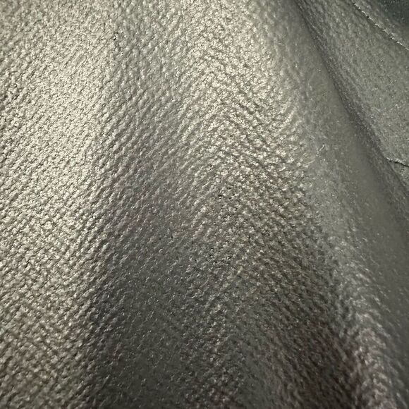 BCBG MaxAzria Black Faux Leather Pleated "Cleo" Dress Fit & Flare Size XS - Picture 11 of 11